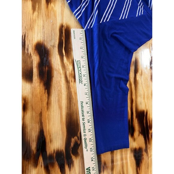 Lularoe Women's Colorful Striped Short Sleeve Pullover T-Shirt Size Small Casual - Picture 7 of 10